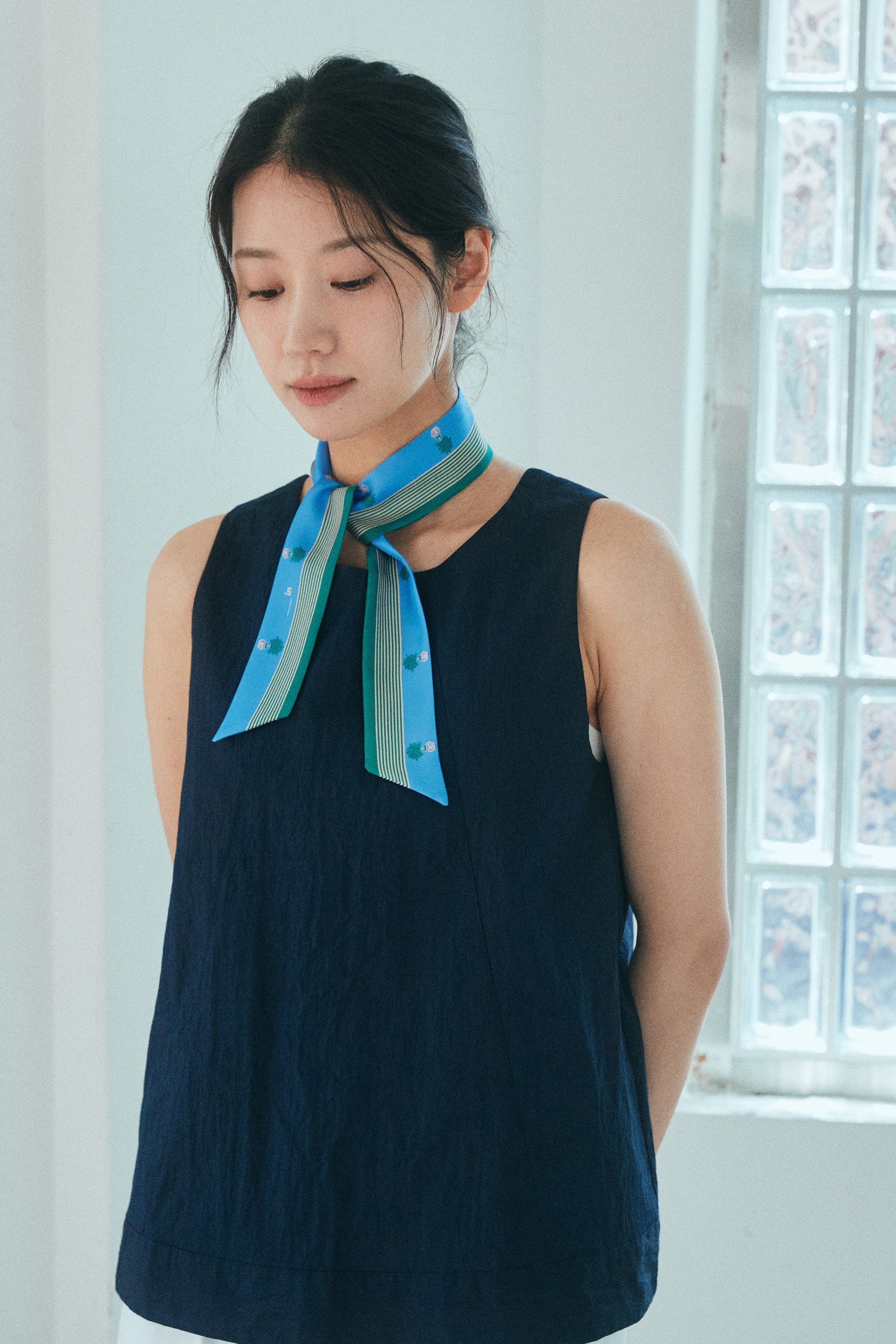 Twilly Silk Ribbon Scarf Short