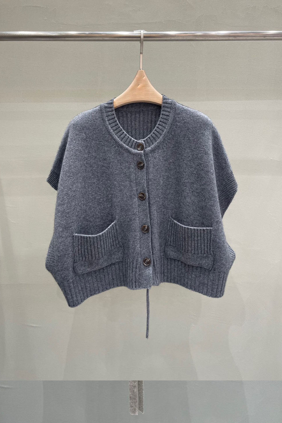 Cashmere Color Block Vest