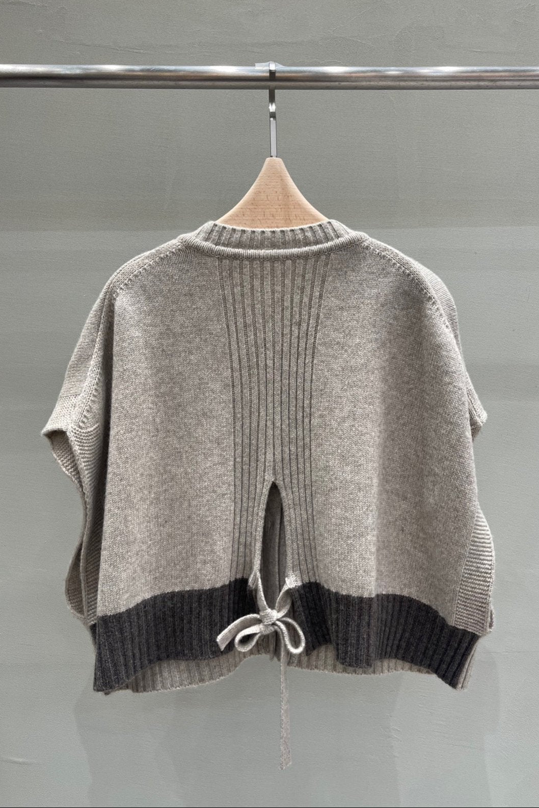 Cashmere Color Block Vest