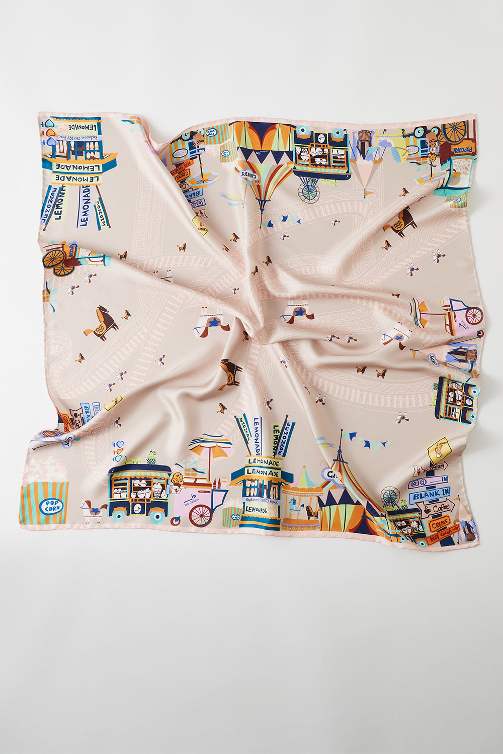 Fête Square Silk Scarf