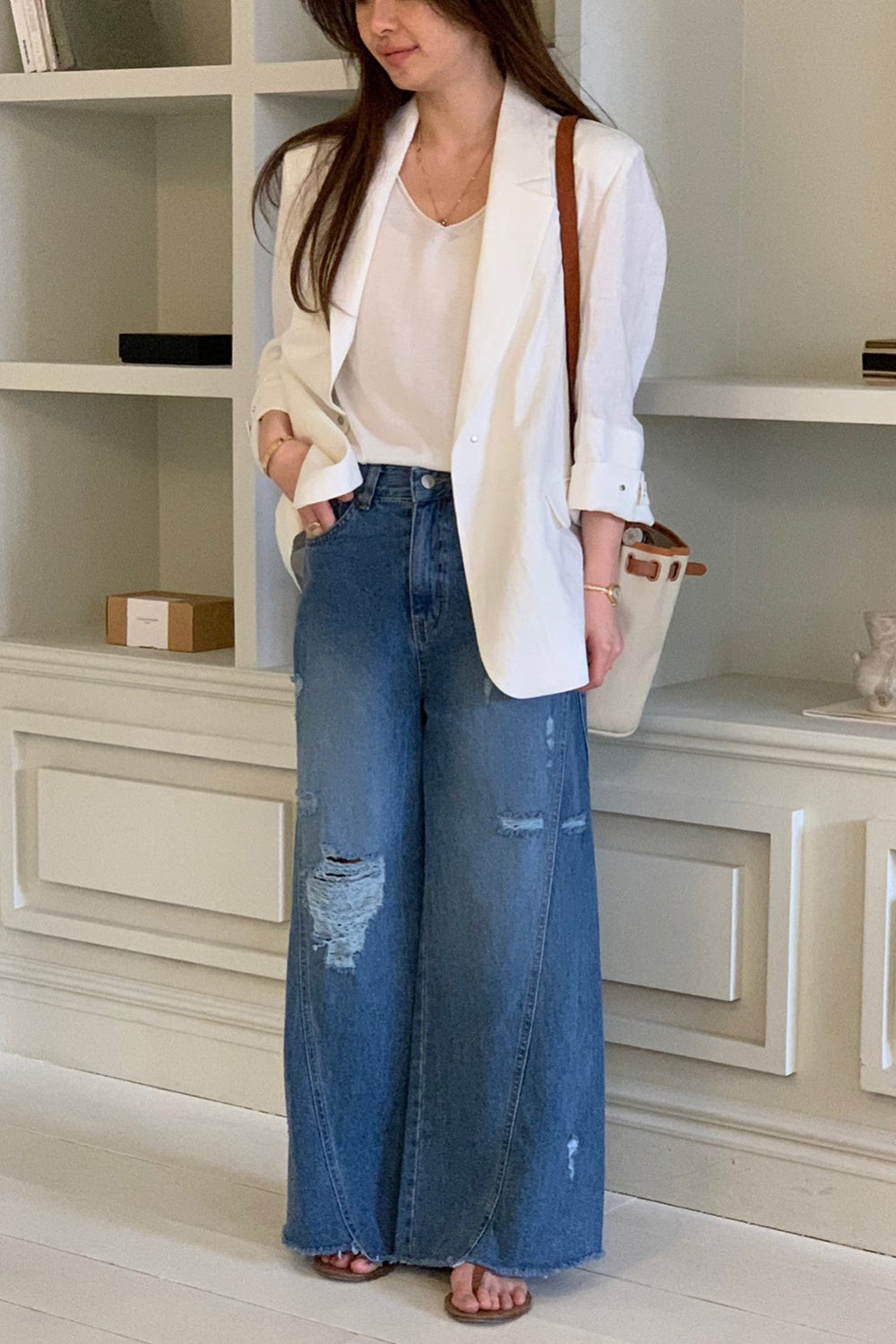 Mallory Linen Blazer
