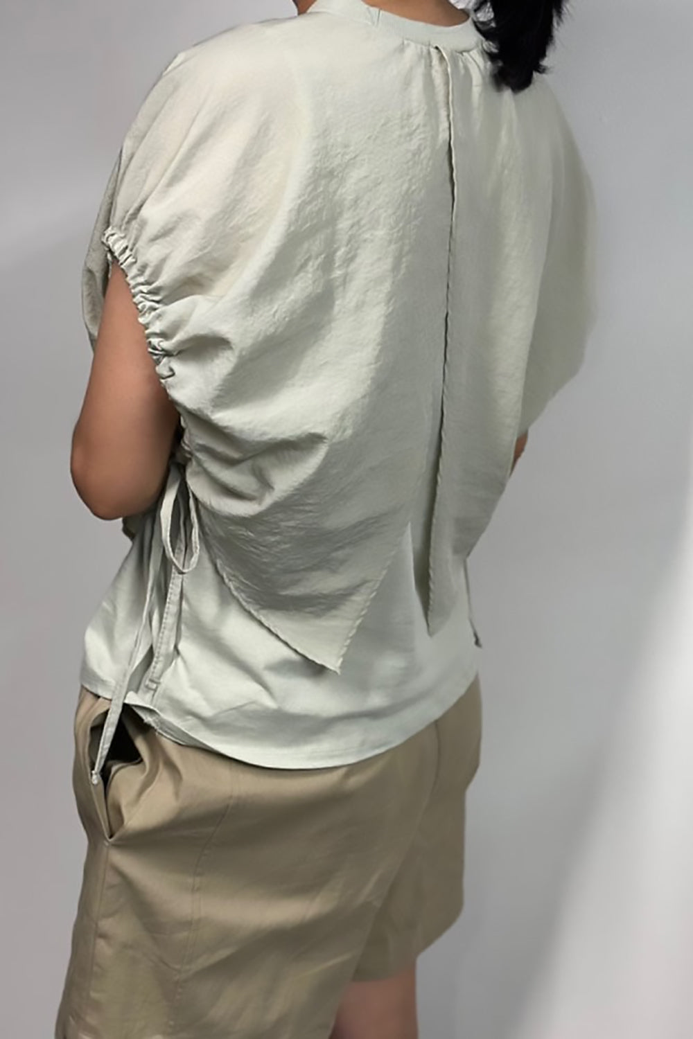 Alexa Tie Overlay Shirt