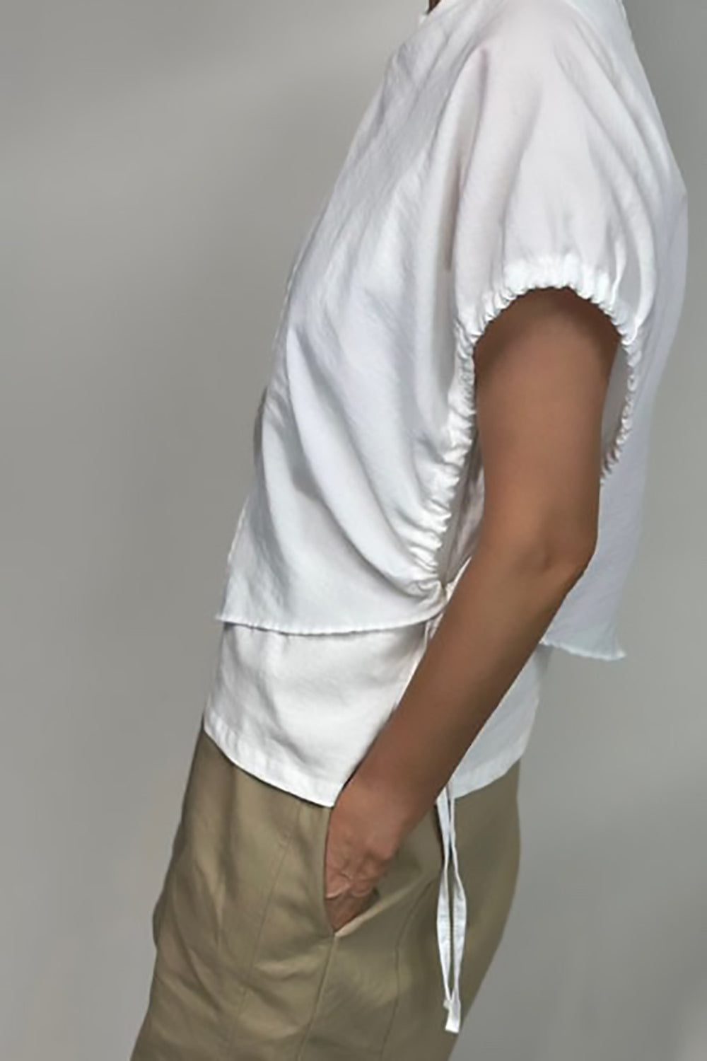 Alexa Tie Overlay Shirt