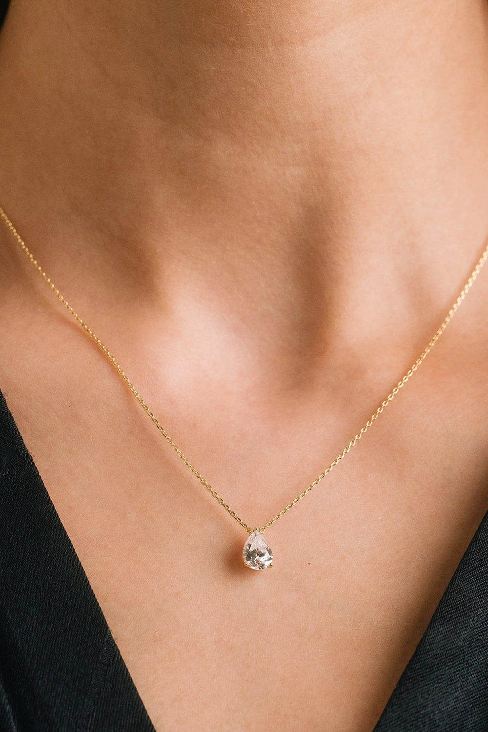 Alpha Teardrop Necklace