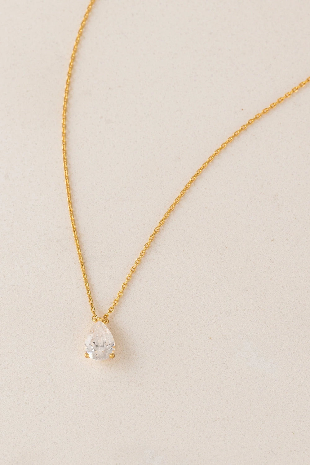 Alpha Teardrop Necklace