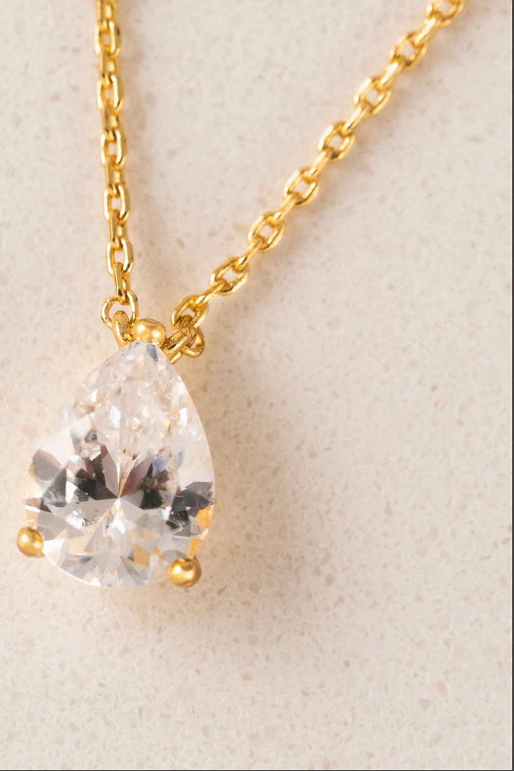 Alpha Teardrop Necklace