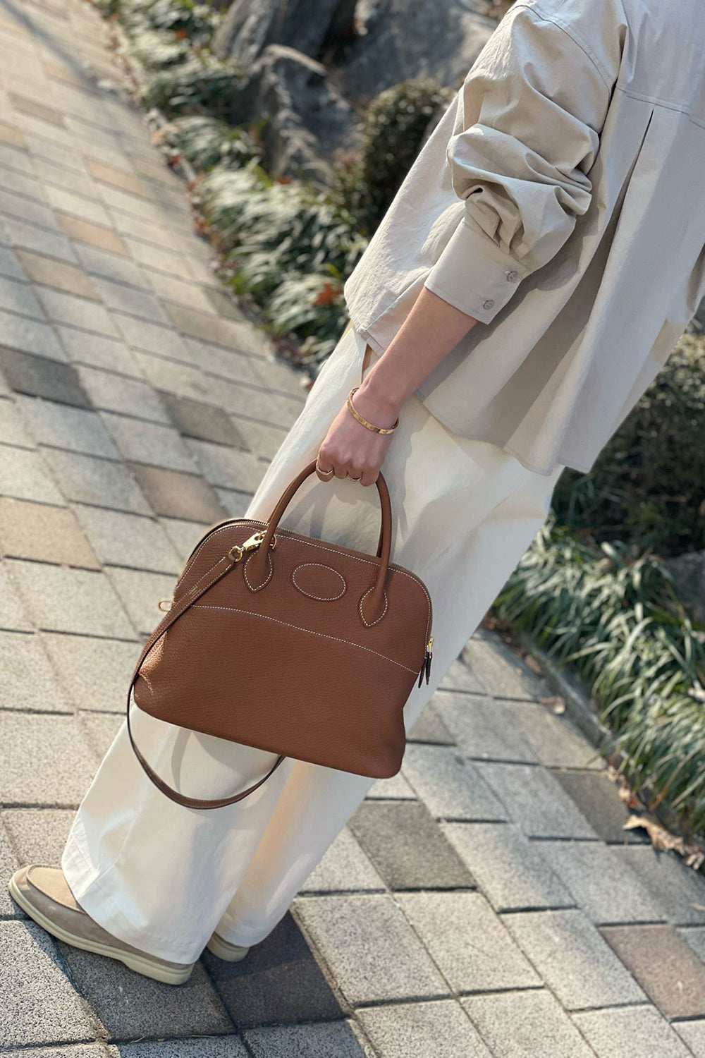 Camille Front Pleat Wide Pants