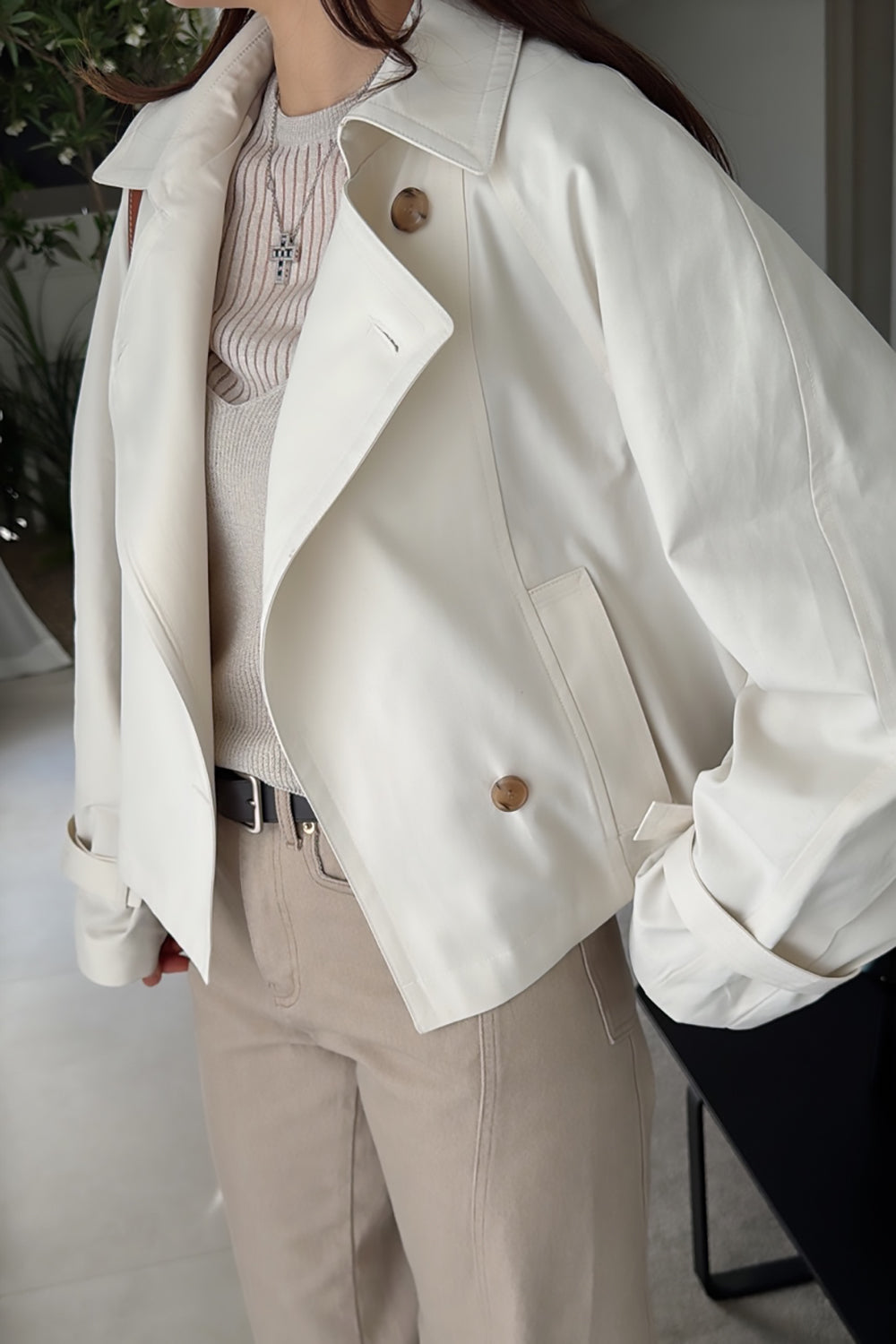 Cara Short Trench Coat