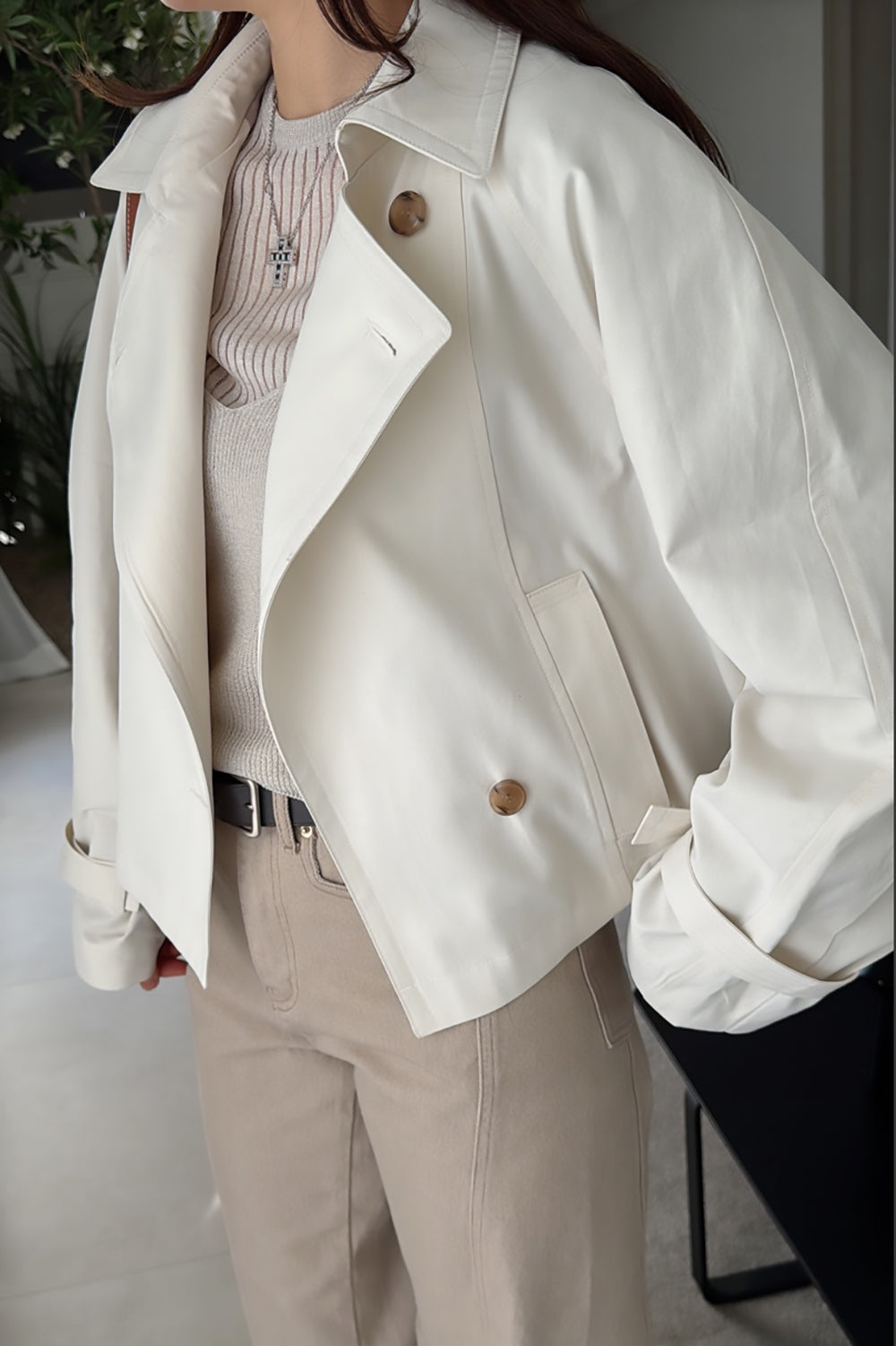 Cara Short Trench Coat