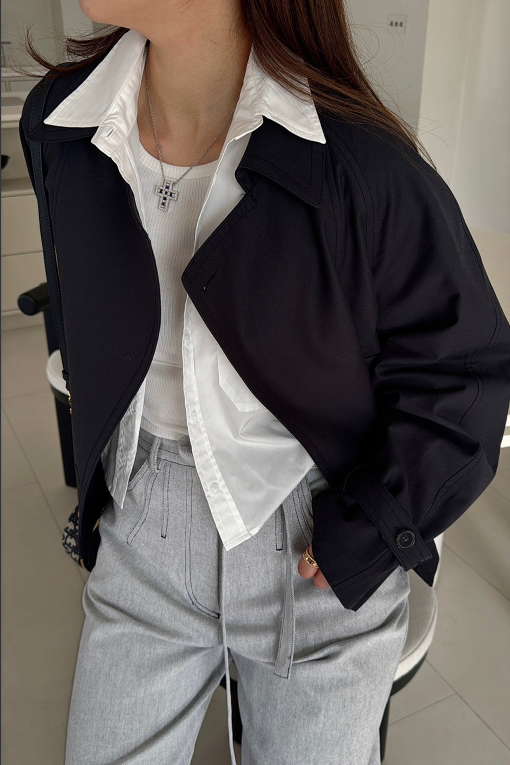 Cara Short Trench Coat