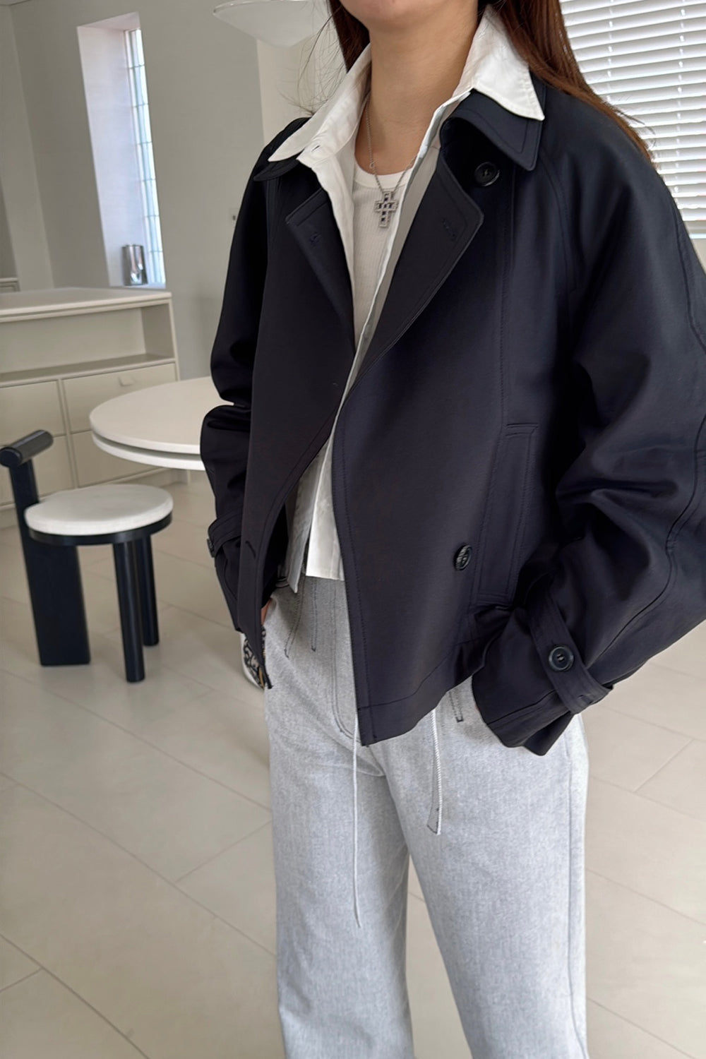 Cara Short Trench Coat