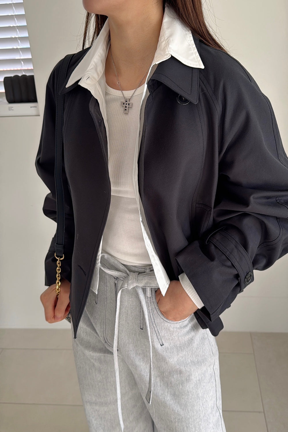 Cara Short Trench Coat