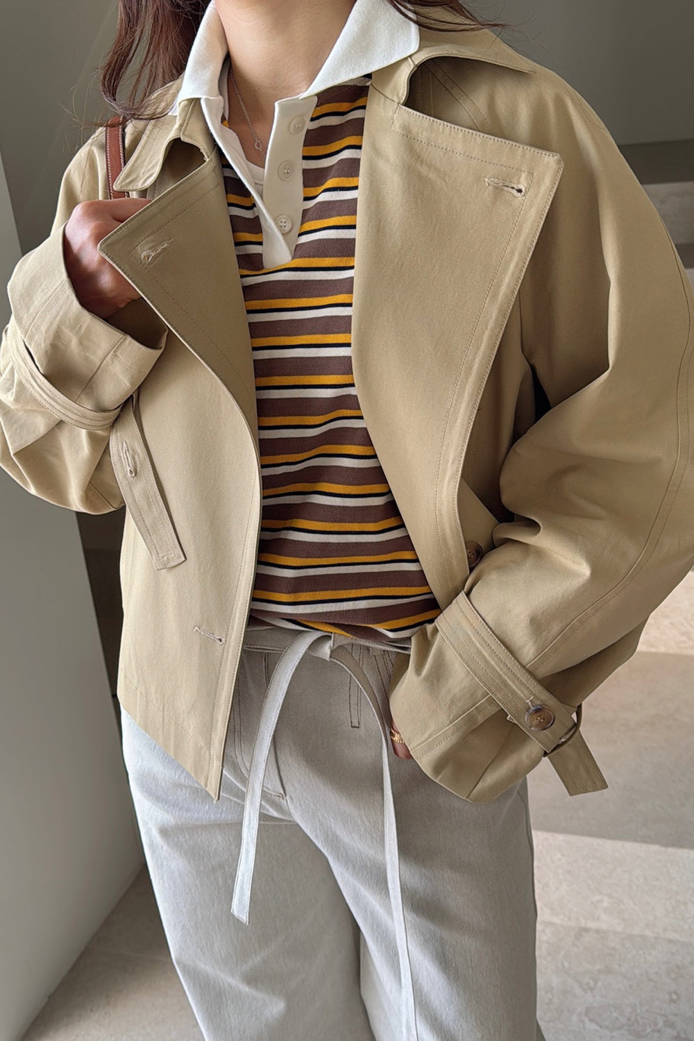 Cara Short Trench Coat