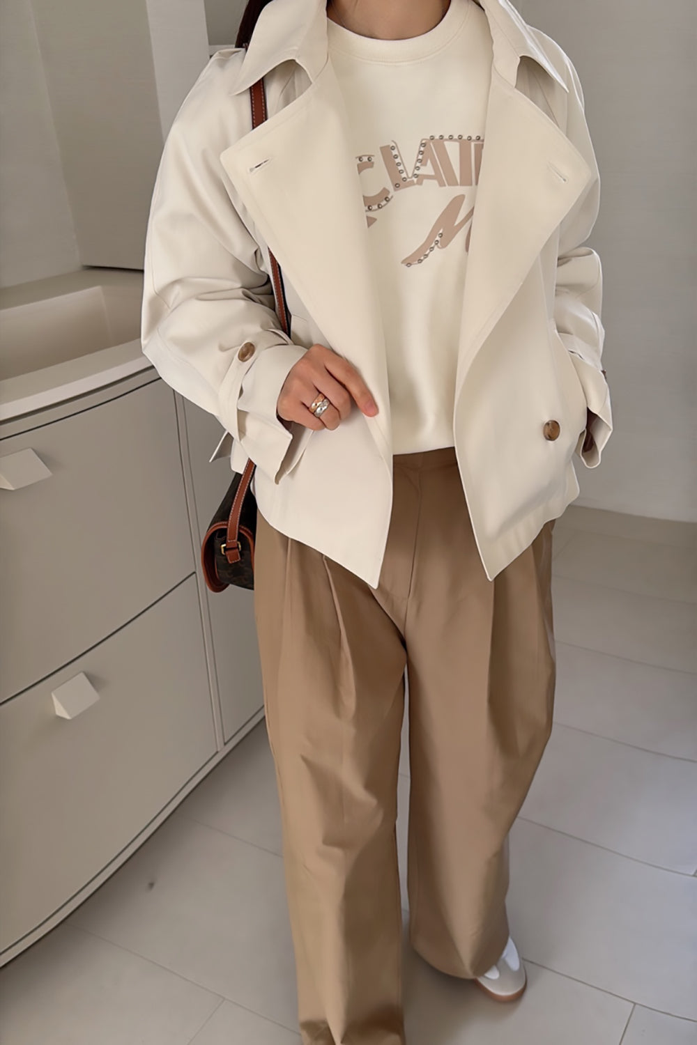 Cara Short Trench Coat