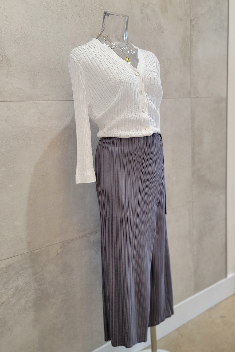 Wrap Detail Pleated Pants