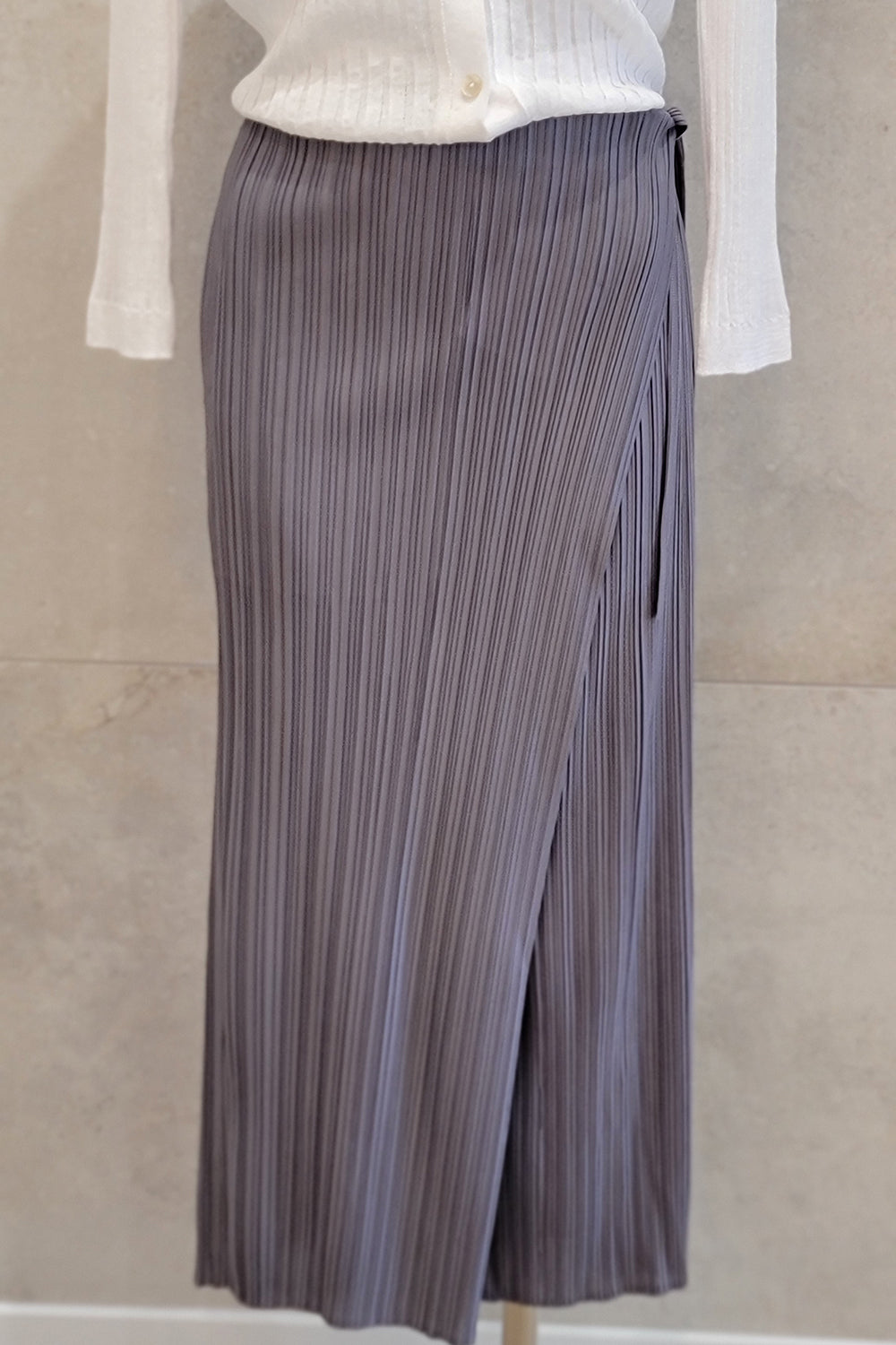 Wrap Detail Pleated Pants