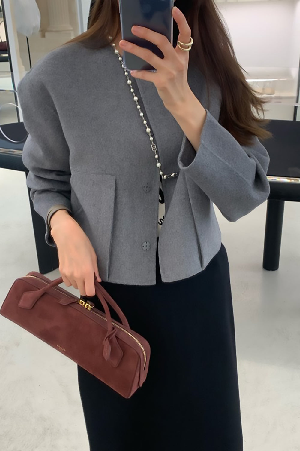 Collarless Handmade Jacket