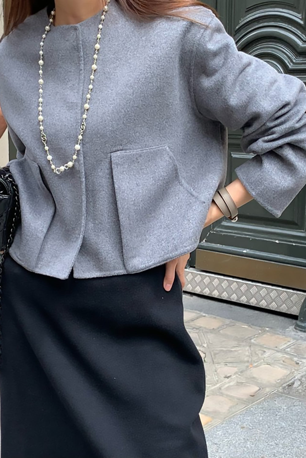 Collarless Handmade Jacket