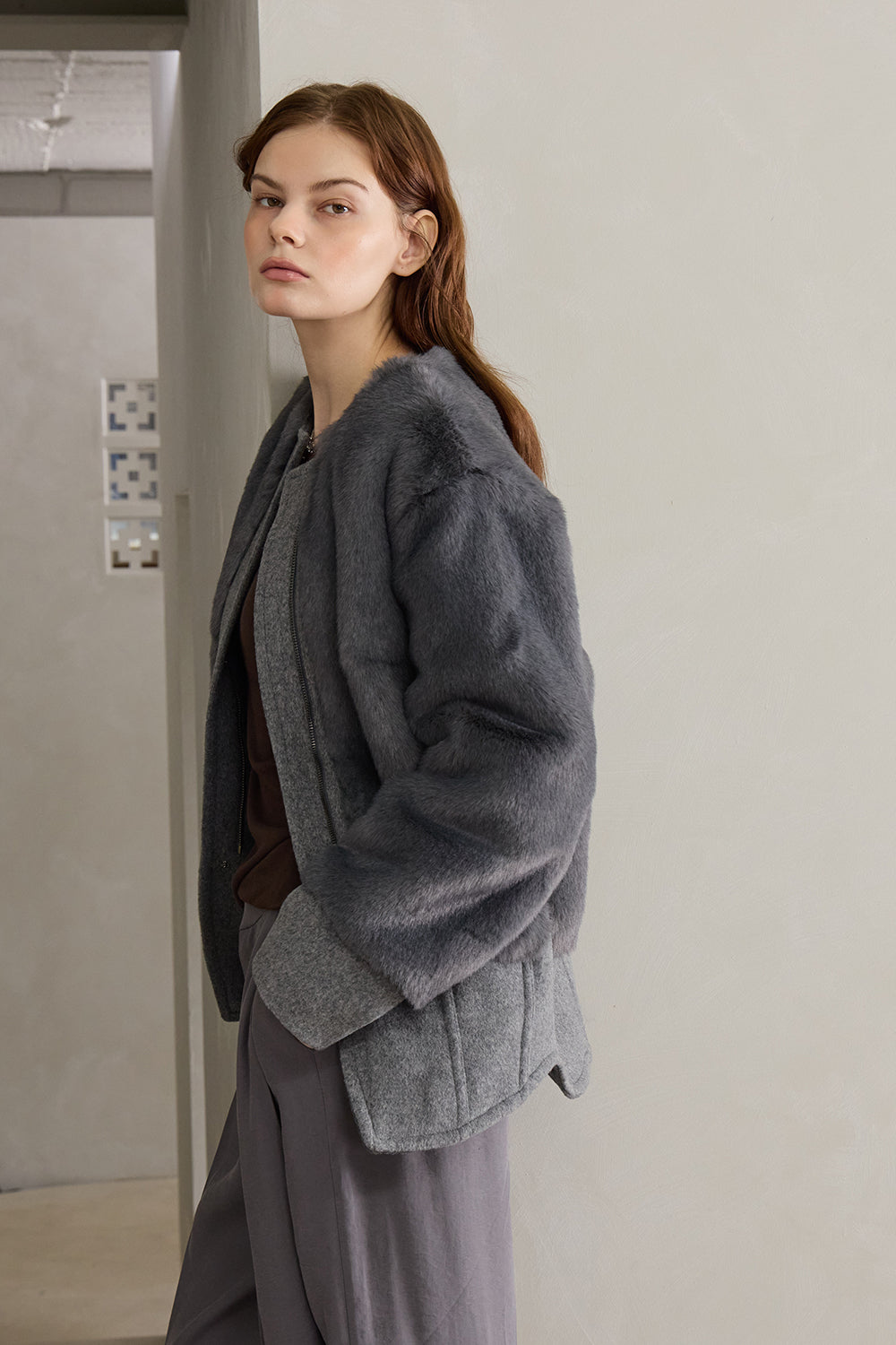 Devin Faux Fur Jacket