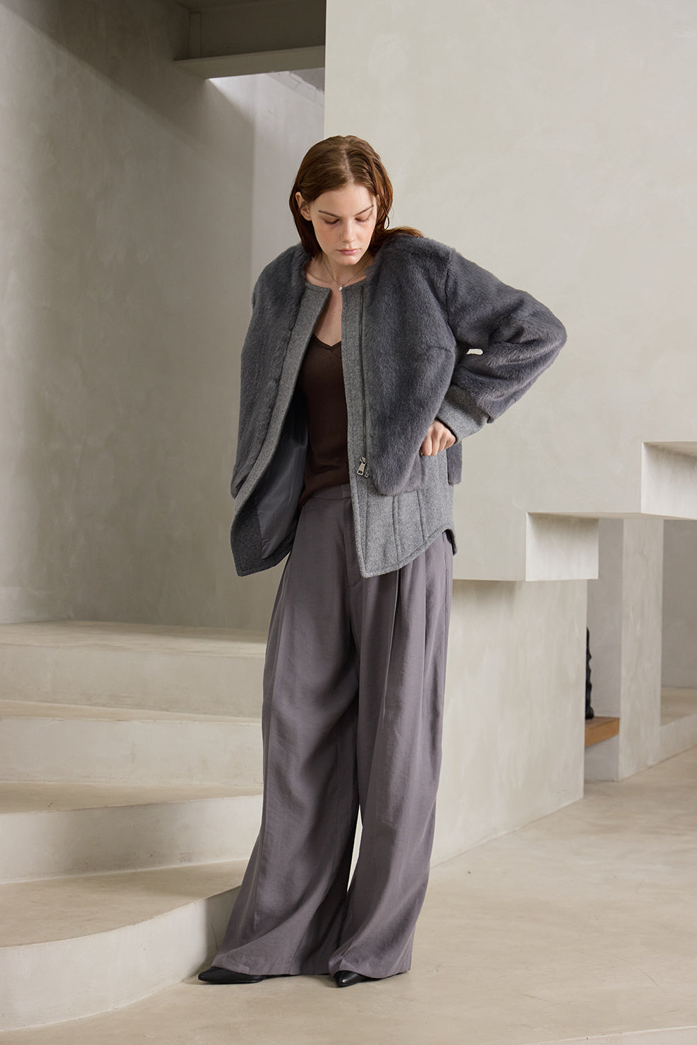 Devin Faux Fur Jacket