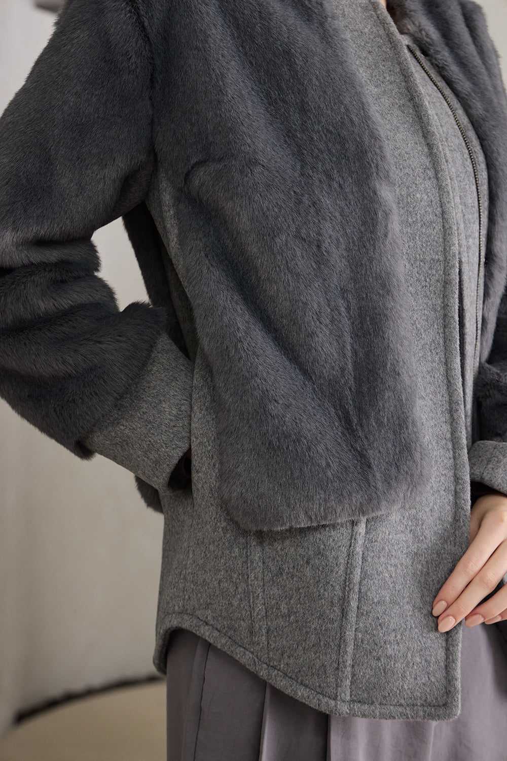 Devin Faux Fur Jacket