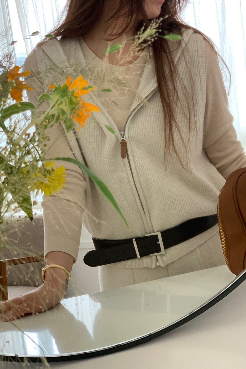 Madison Hooded Zip-Up Vest