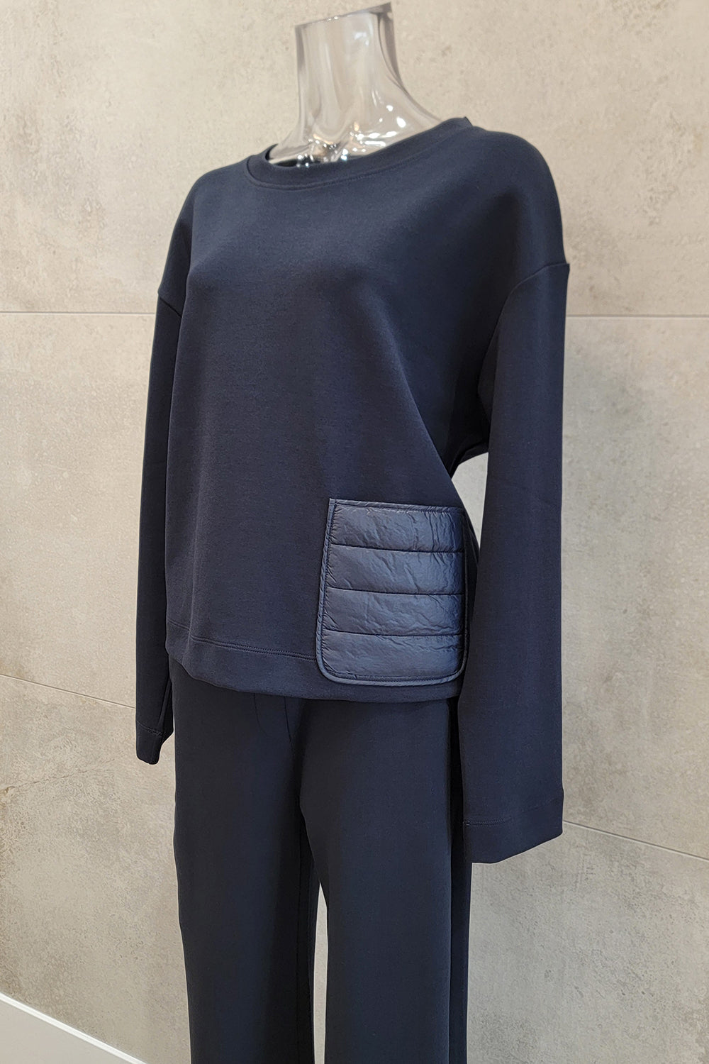 Mixed Media Sweatshirt