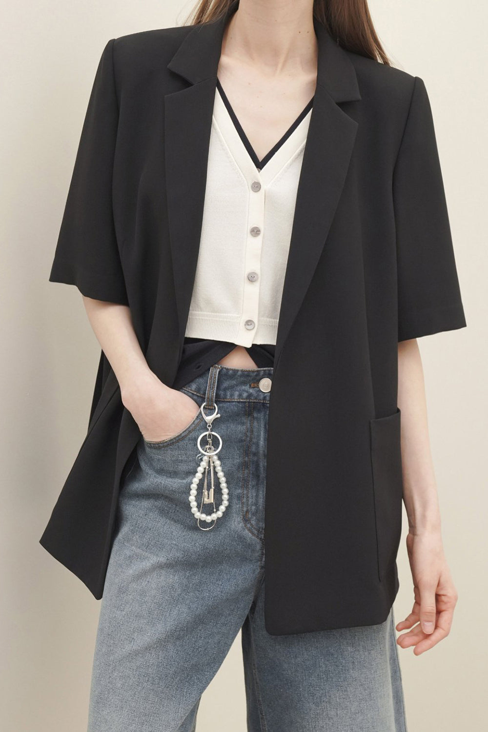 Nanette Short Sleeve Blazer