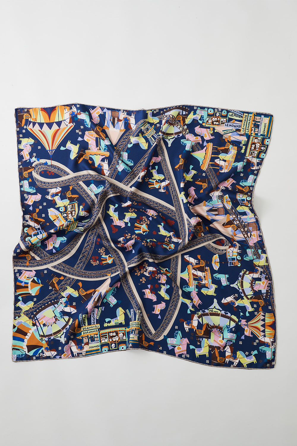 Fête Square Silk Scarf