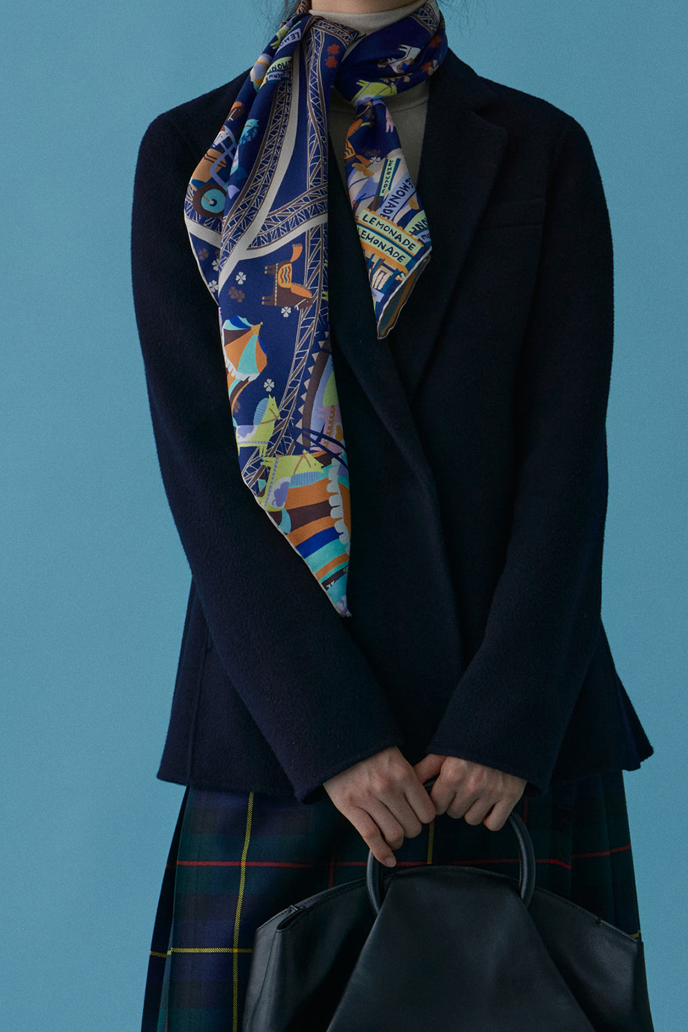 F??te Square Silk Scarf