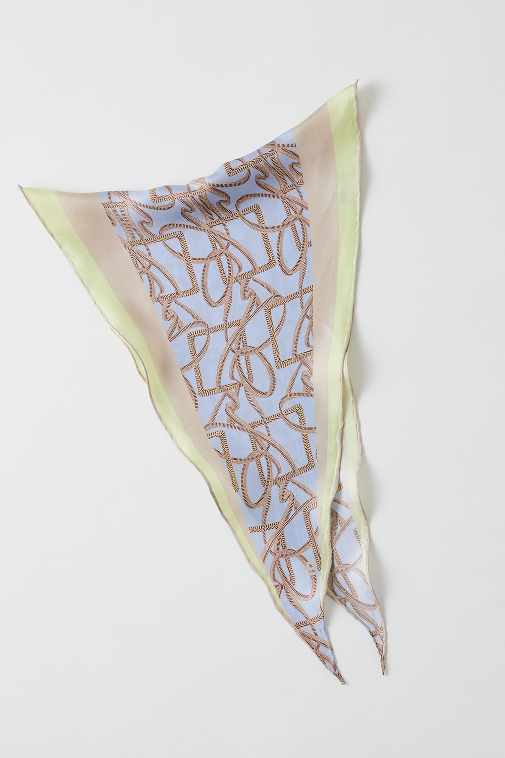 Interlace Diamond Silk Scarf