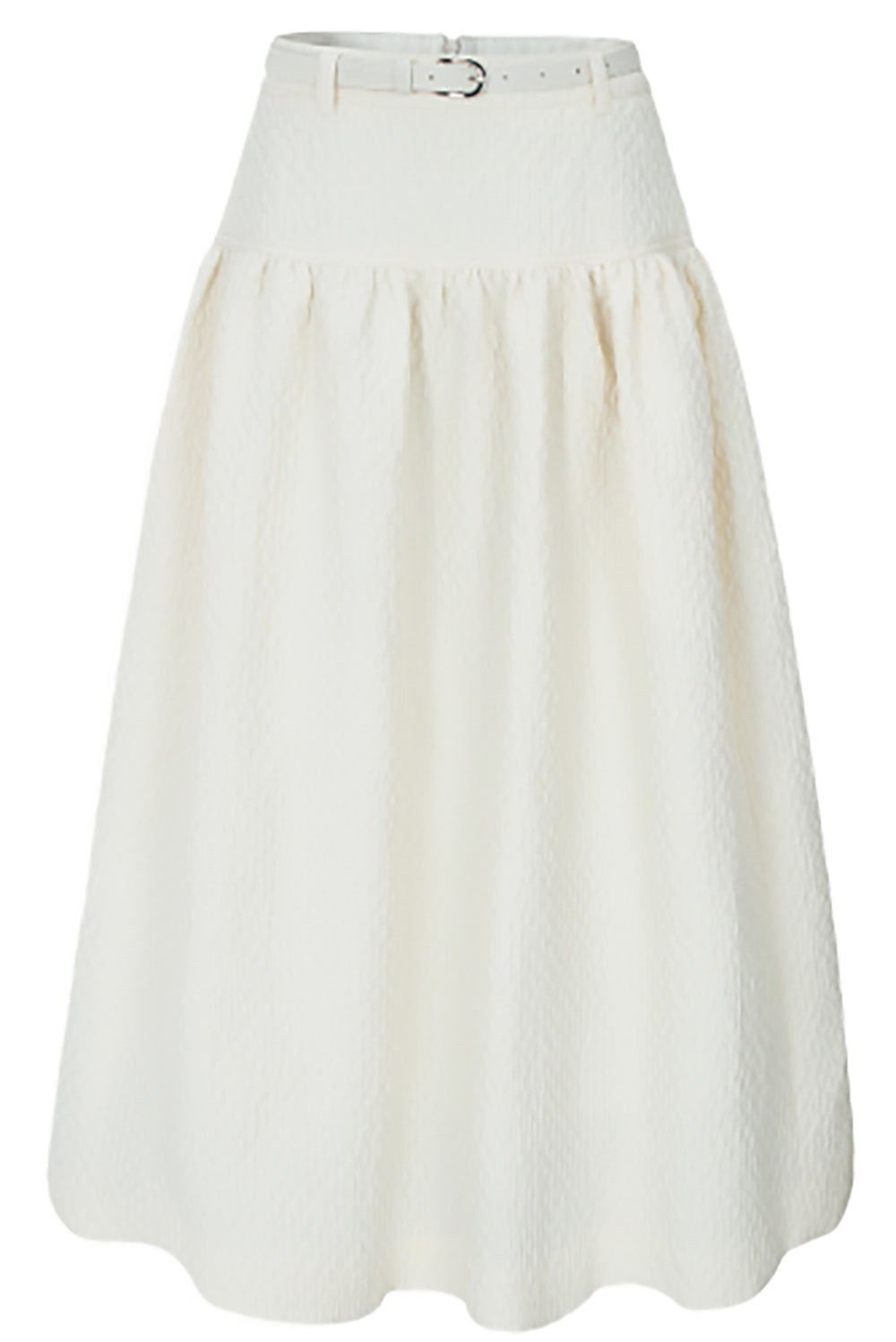 Dia Belted Jacquard Skirt