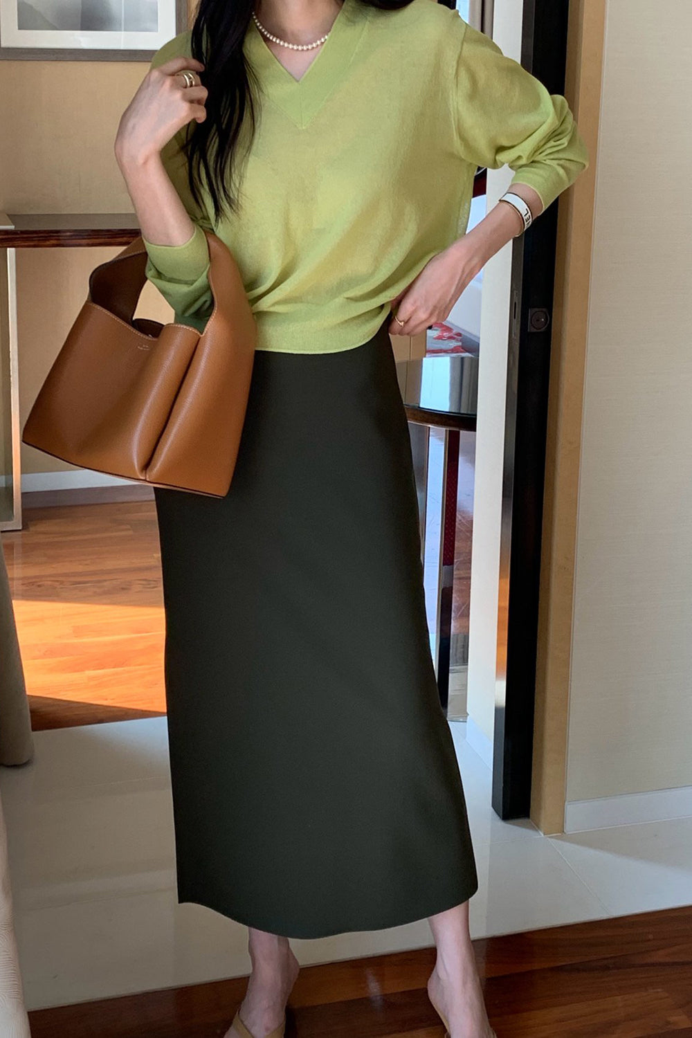 Magic Side Slit Skirt
