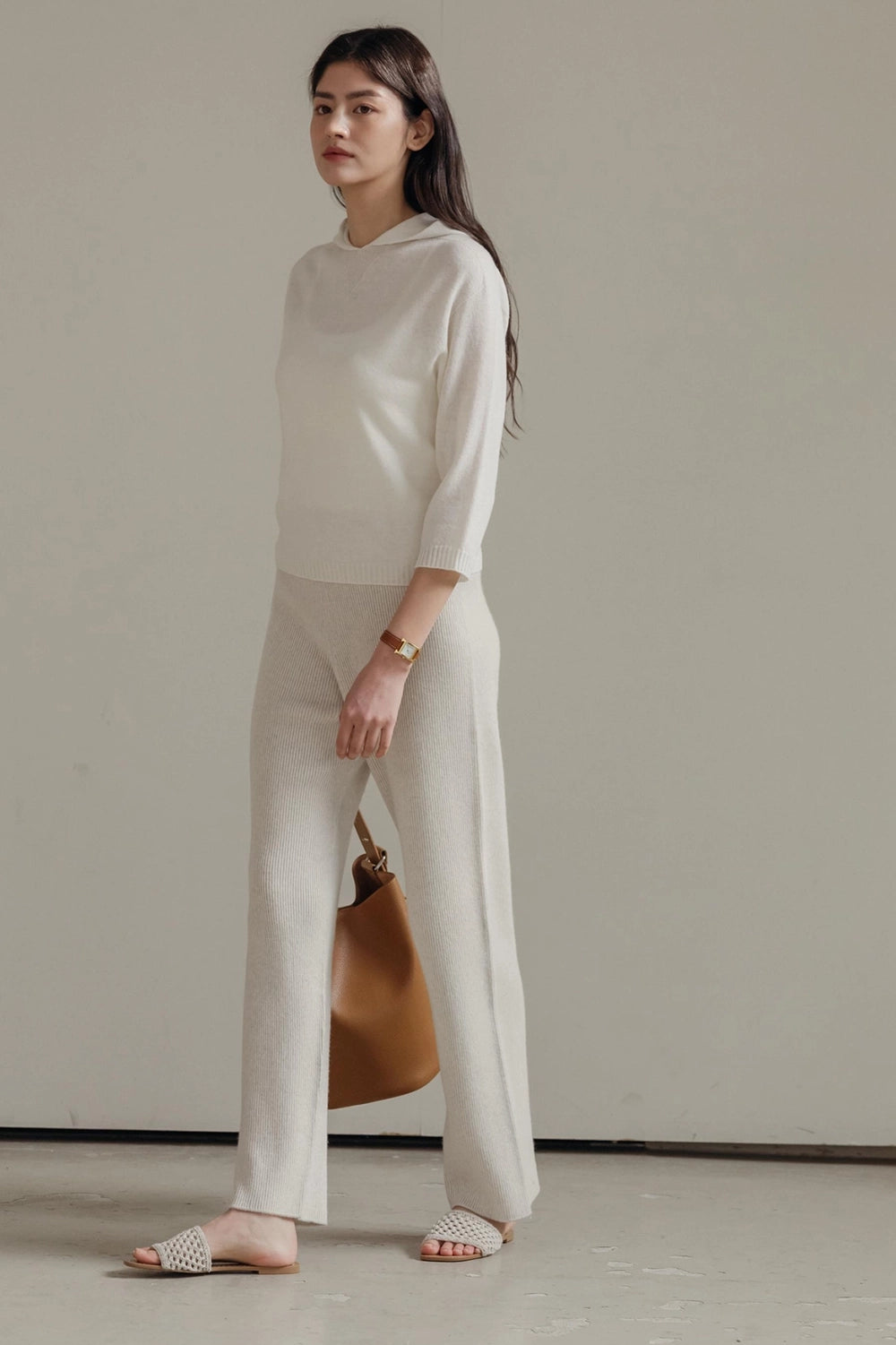 Cashmere Blend Hooded Sweater