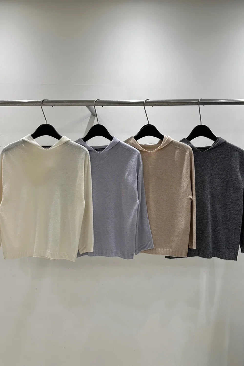 Cashmere Blend Hooded Sweater