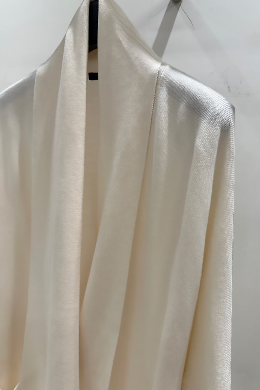 Cashmere Blend Open Cardigan