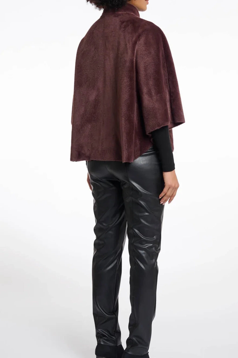 Dewi Faux Fur Cape