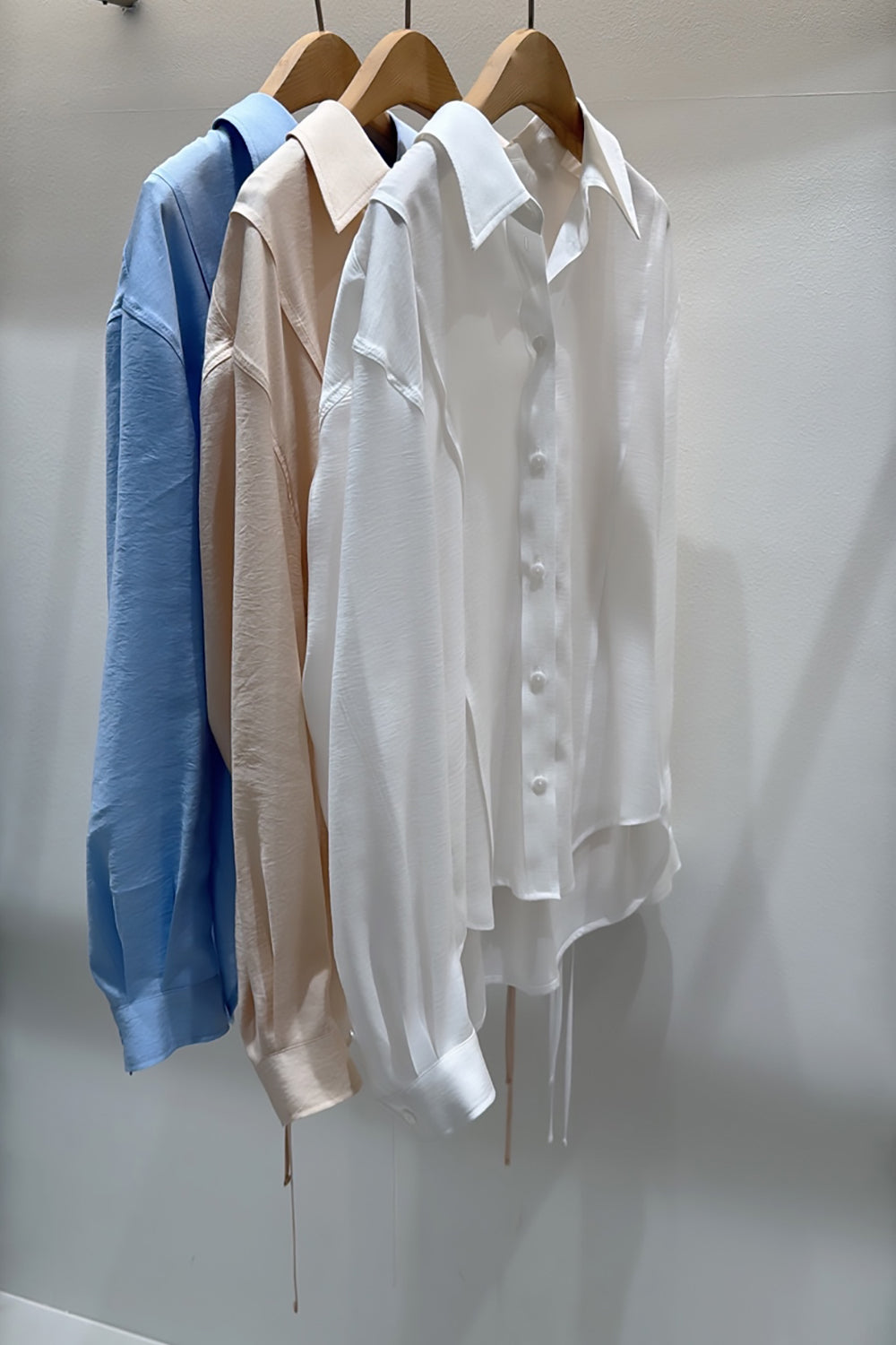 Silky Tie Back Shirt
