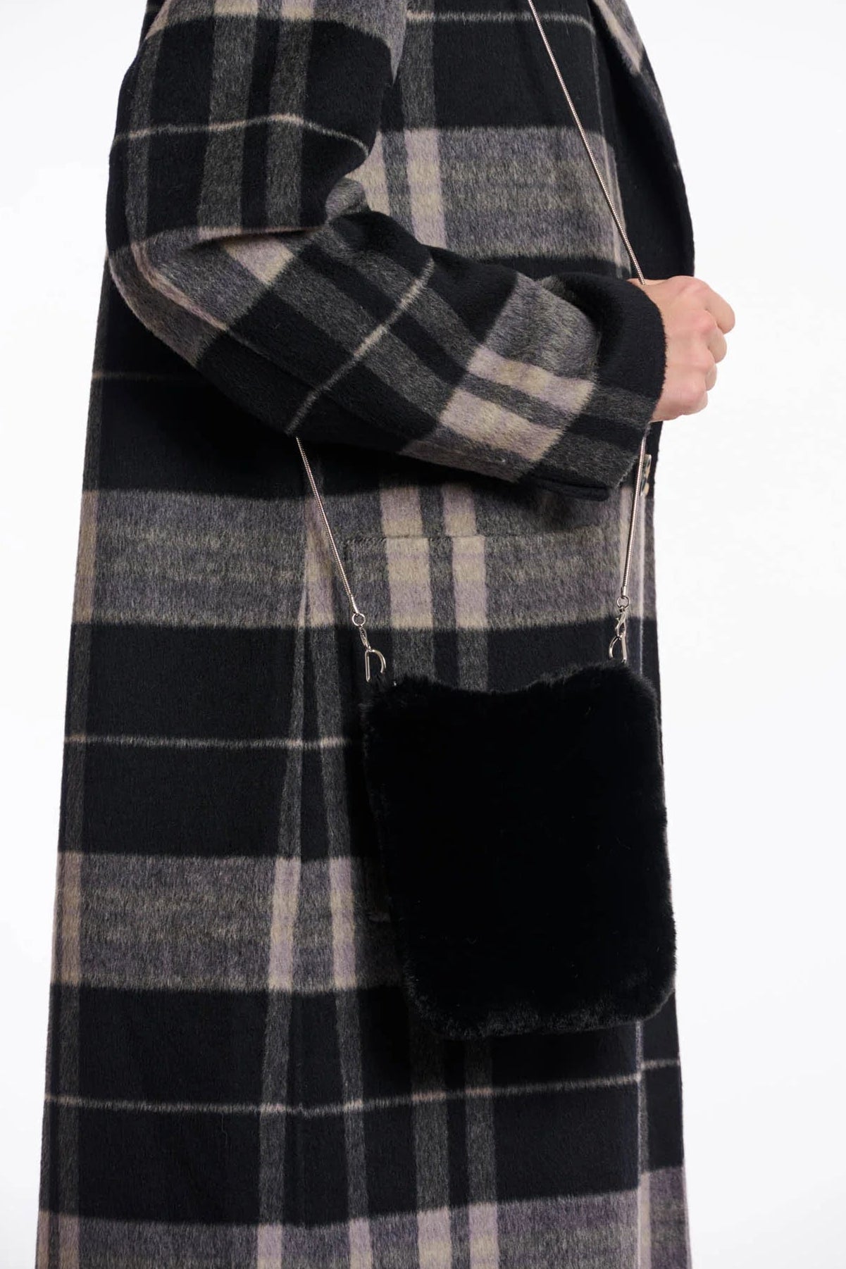 Faux Fur Crossbody Bag