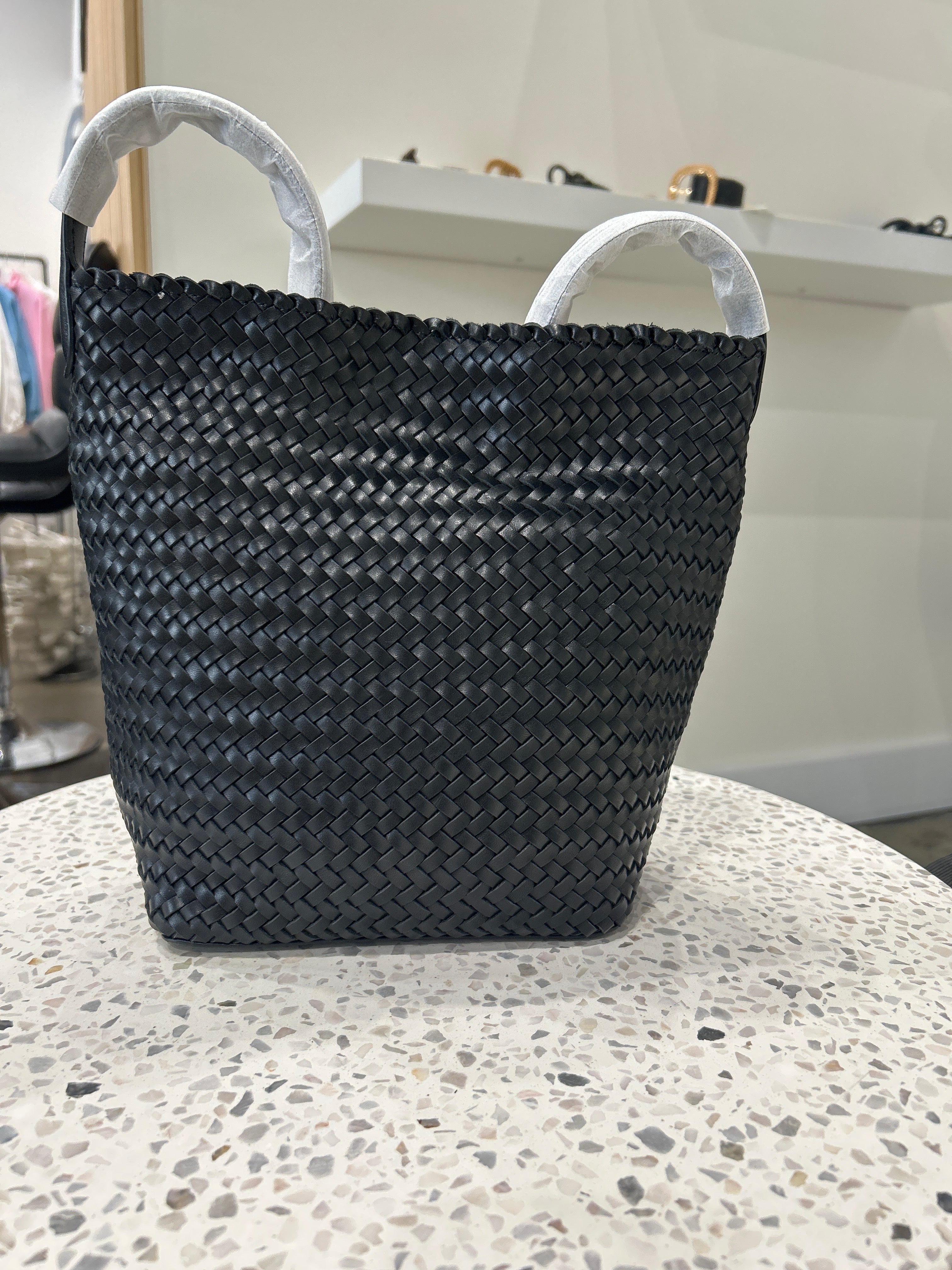 Woven Bucket Bag