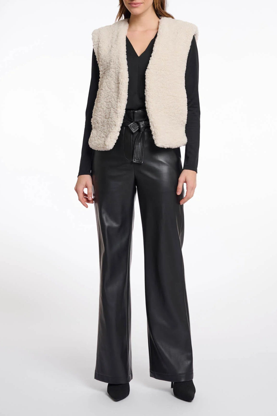 Greer Faux Shearling Vest
