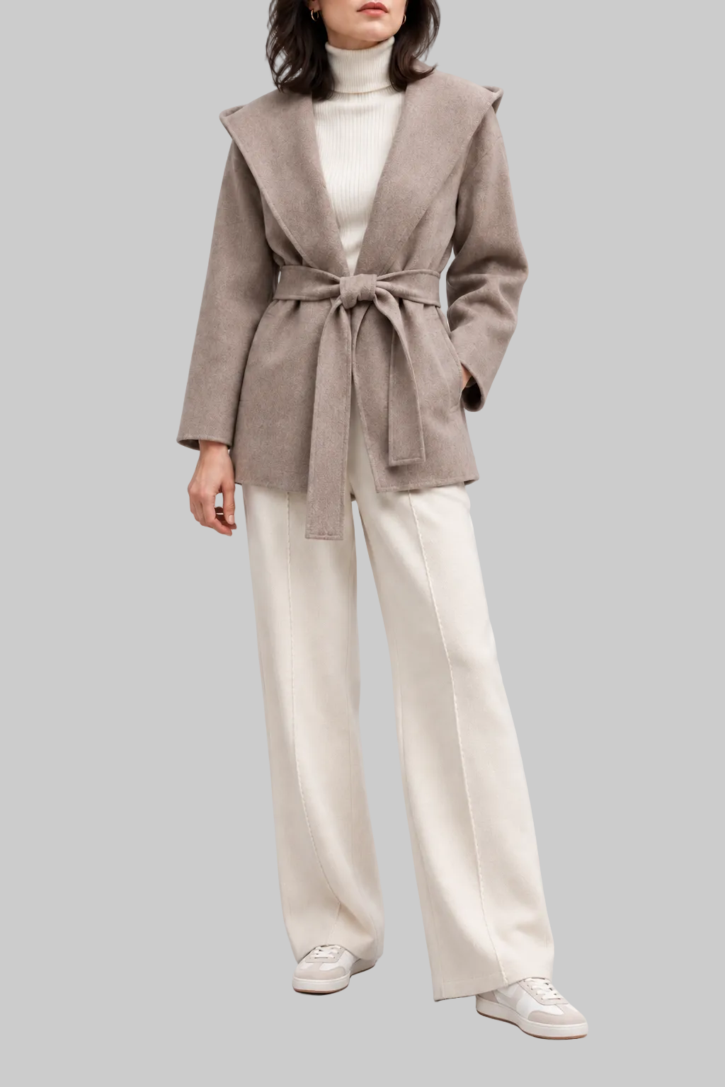 Hooded Midi Coat