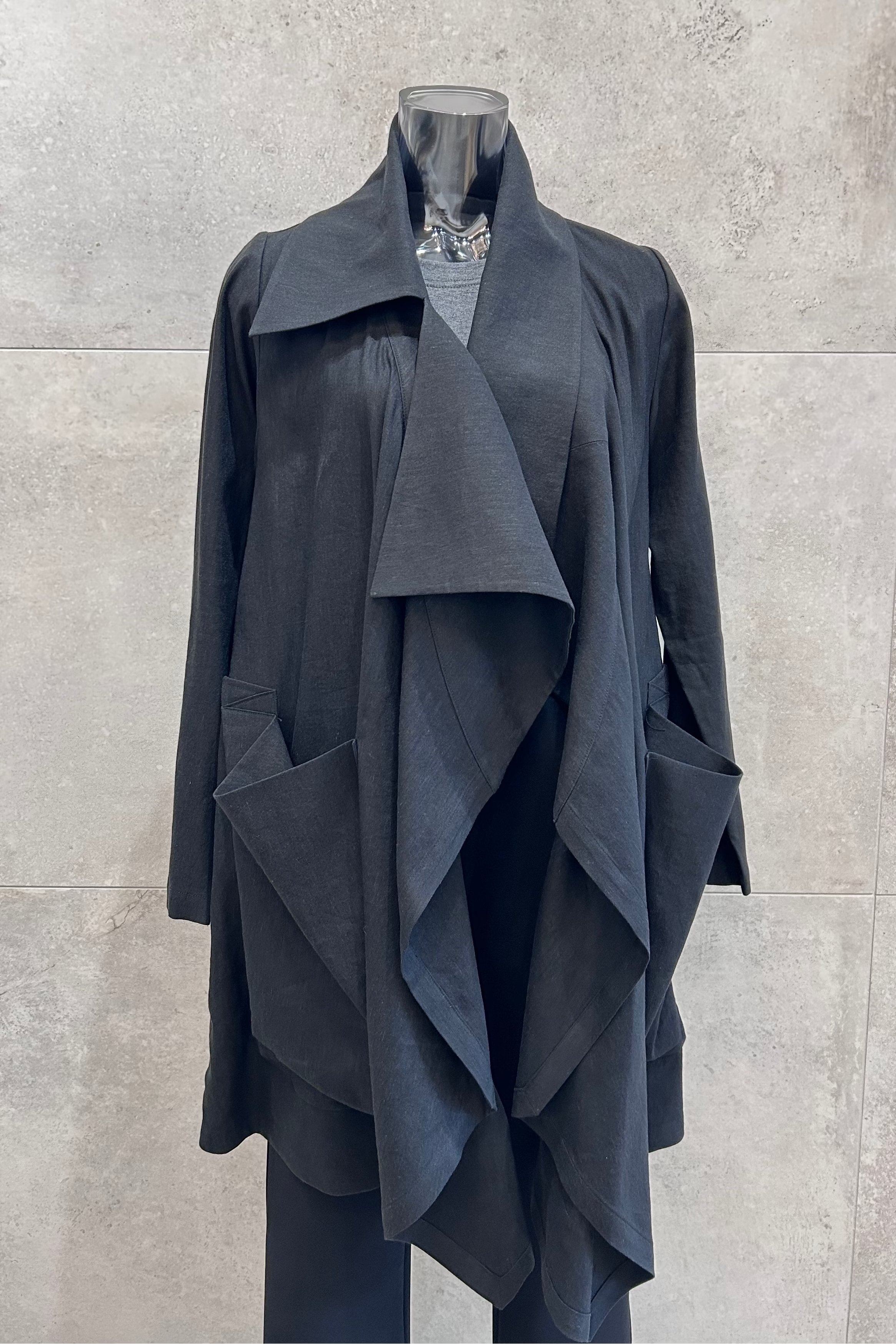 Elodie Linen Long Jacket