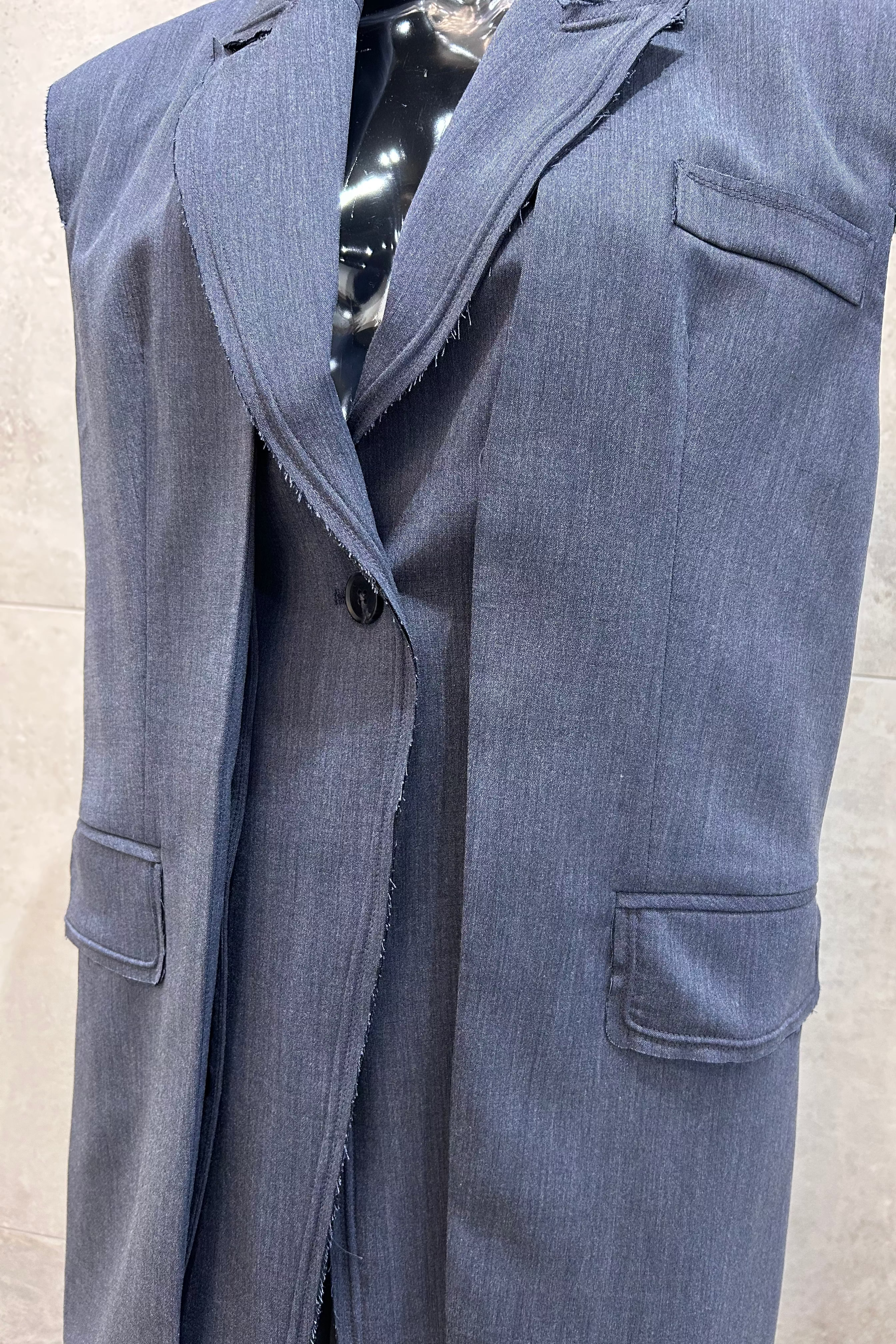 Fay Wire Collar Blazer Vest