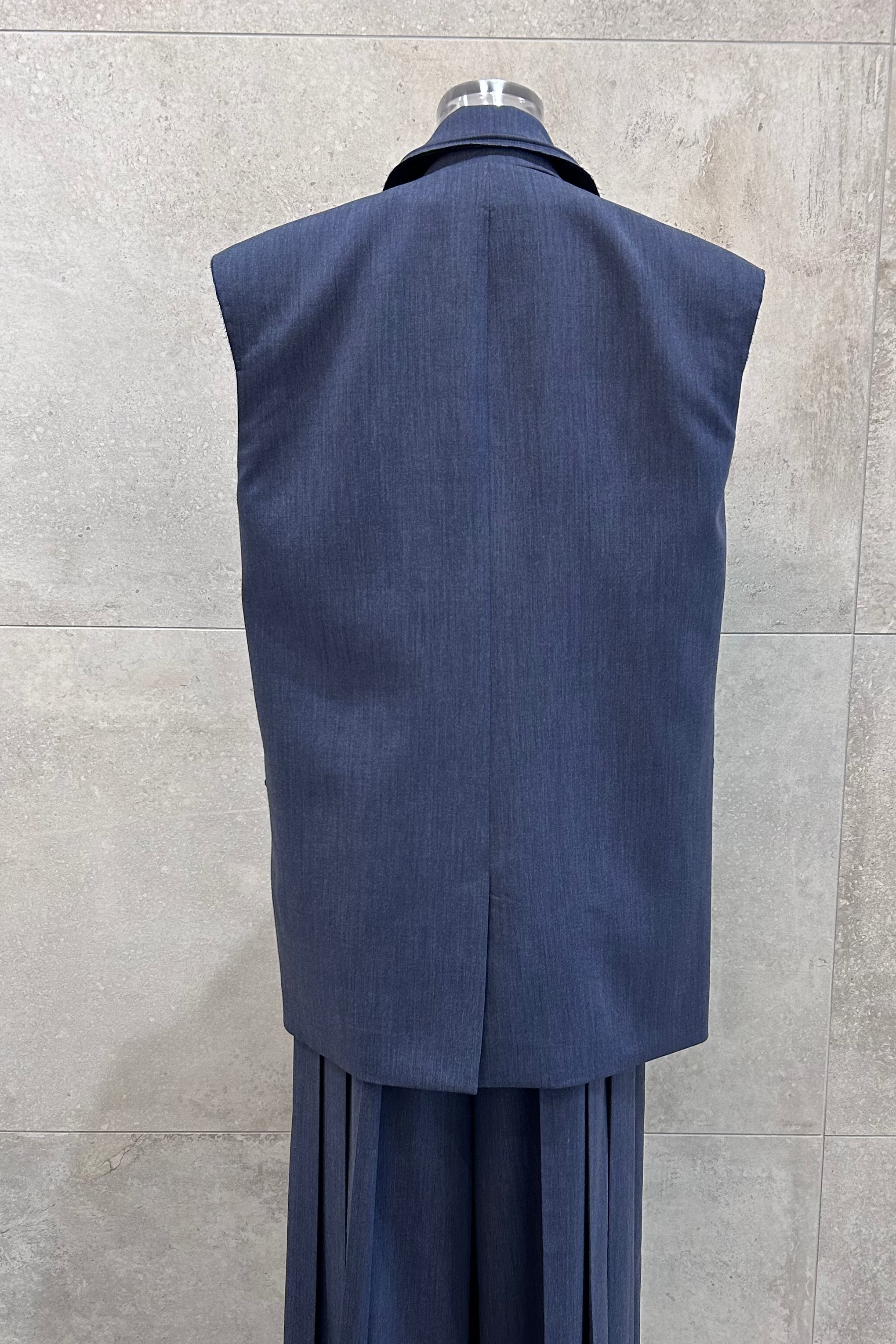 Fay Wire Collar Blazer Vest