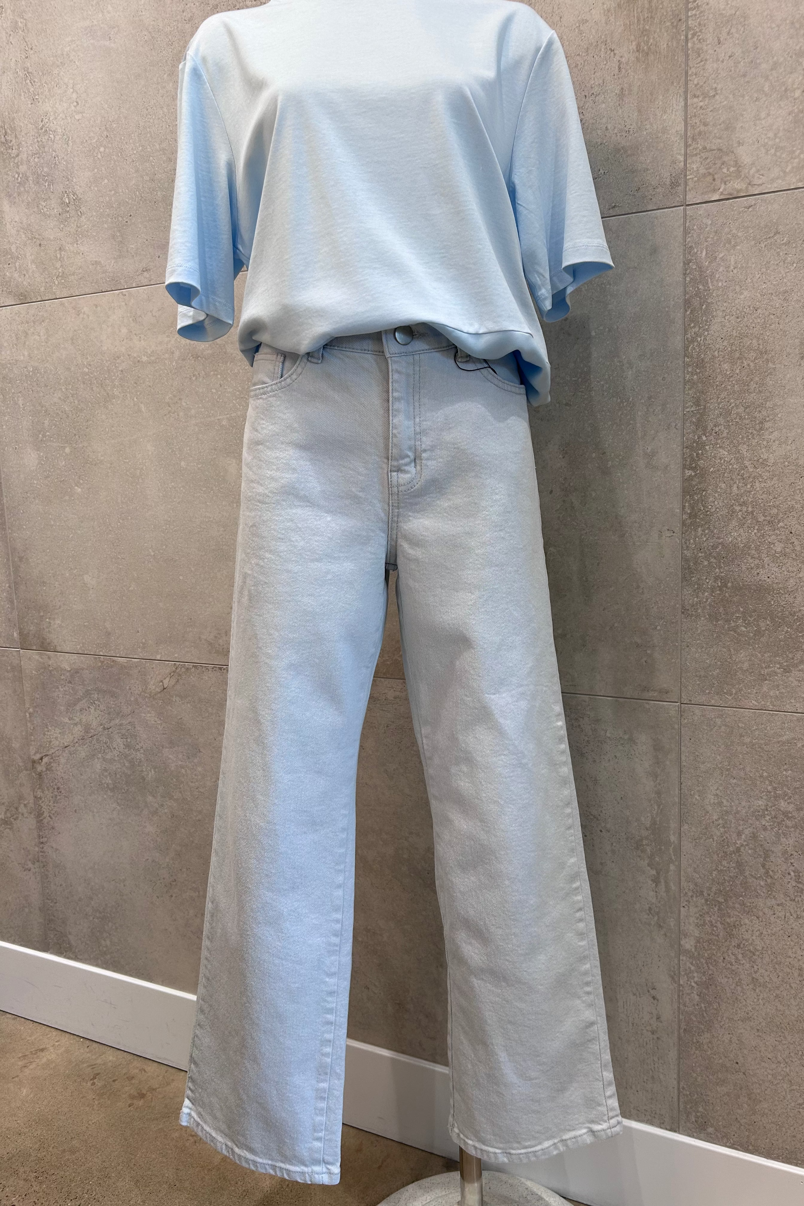 Ara Straight Fit Cotton Pants