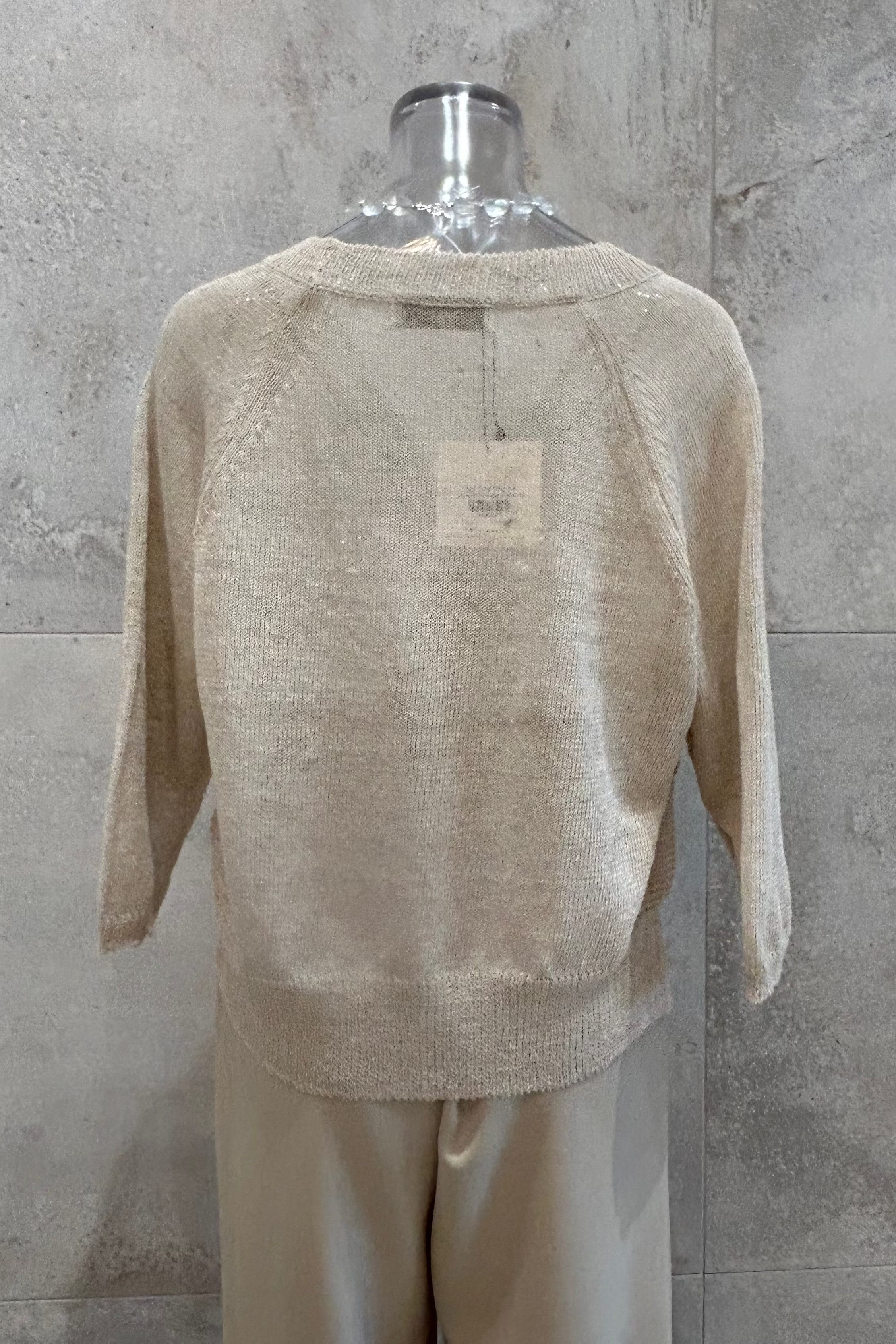 Linen Crop Cardigan
