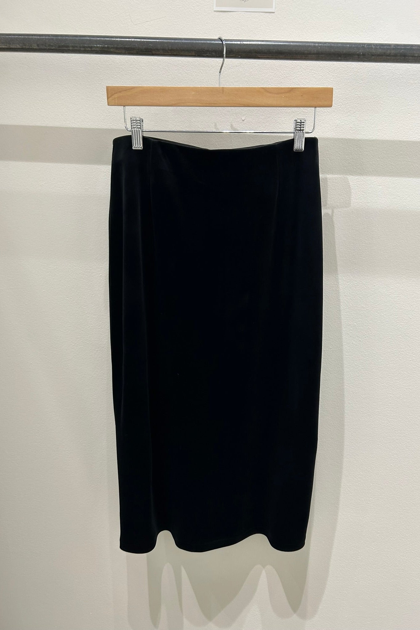 Haven Velvet Pencil Skirt