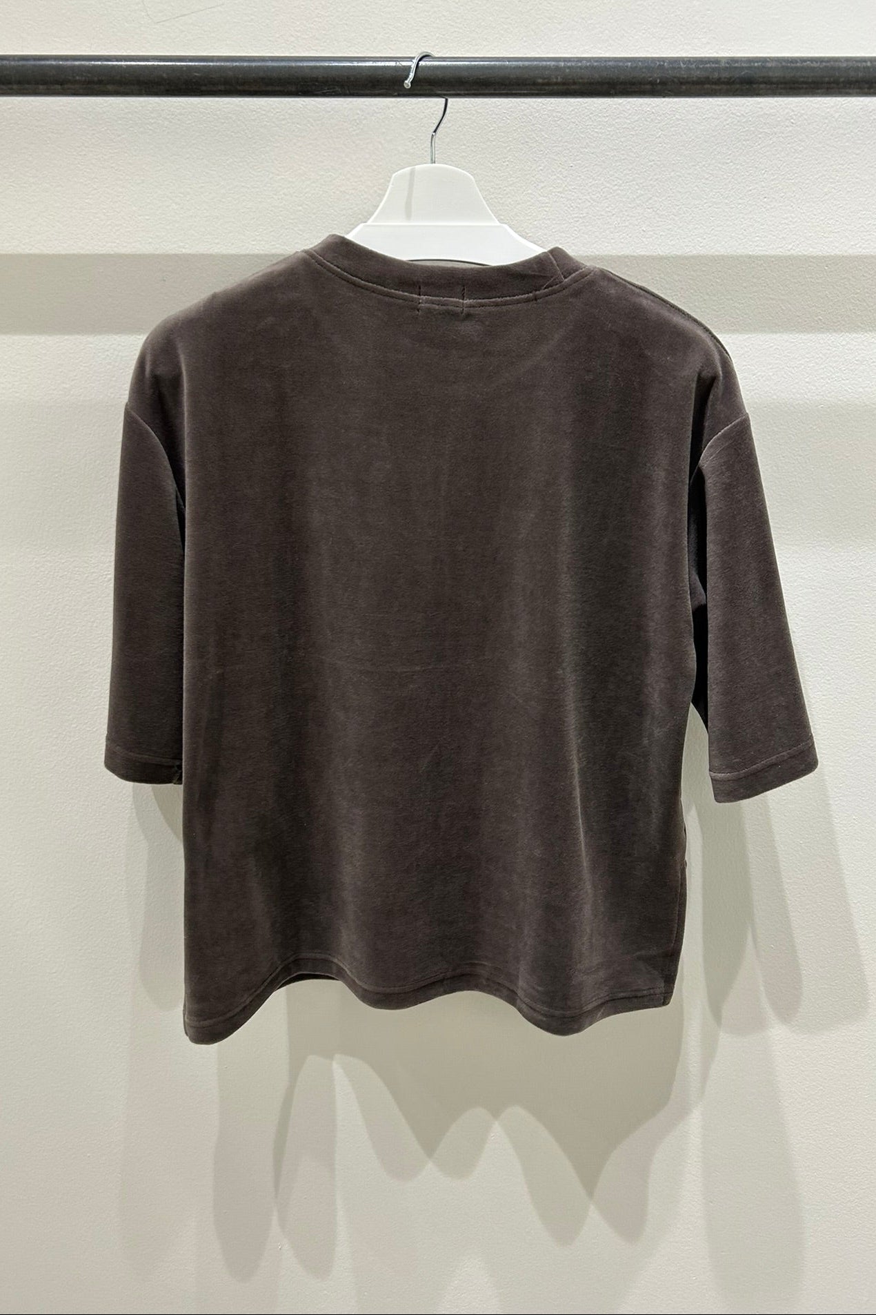 Mia Velour Boxy T-Shirt