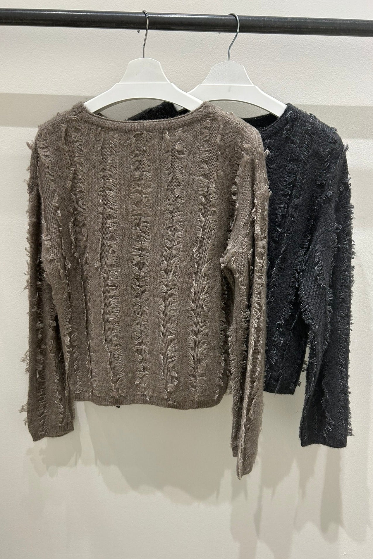 Fringed Detail Knit Top